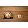 Image 1 : Pair of vintage clocks.  Forestview clock works.