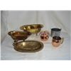Image 1 : miniatures  brass soap dishes etc.