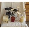 Image 1 : candle holders and candles