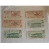 Image 2 : 3-one dollar bills    3-two dollar bills.  Circulated