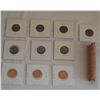 Image 2 : Assorted Pennies 1950s 2003 Old/New Effigy MS Roll Young Queen