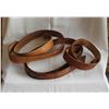 Image 1 : 3 Tooled Leather Belts.  One Child size