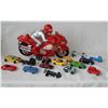 Image 1 : Toy Vehicles and person on Motorbike
