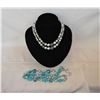 Image 2 : pair of 2 strand vintage necklaces