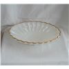 Image 1 : Vintage Gold Rimmed Milk Glass Bowl
