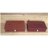 Image 1 : Pair of single drawer wooden boxes