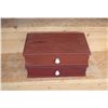 Image 2 : Pair of single drawer wooden boxes