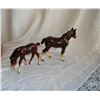 Image 2 : pair brown horse figurines