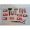 Image 1 : Vintage Razors and blades.  5 blades per pack.  Original price 10 cents