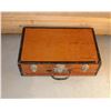 Image 1 : Antique wooden suitcase with metal handle