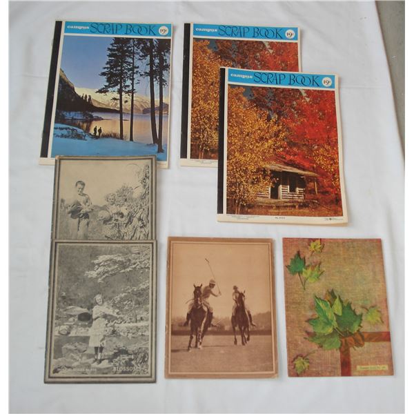 Assorted scrap books and notebooks