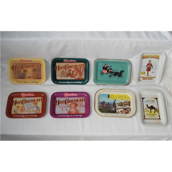Collectible vintage small trays