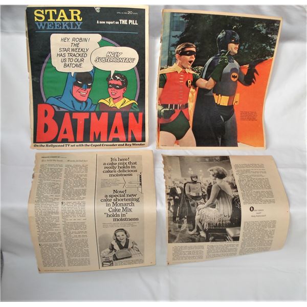 Original 1966 Star Weekly Batman Article