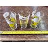 Image 1 : 3 Matching Vintage Glasses
