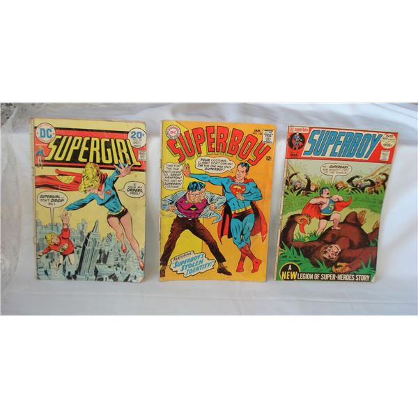 Old Superboy/Supergirl comics