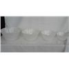 Image 1 : 4 Vintage white Nesting Bowls