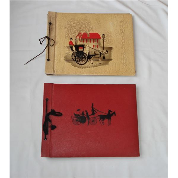 pair old Photo Albums