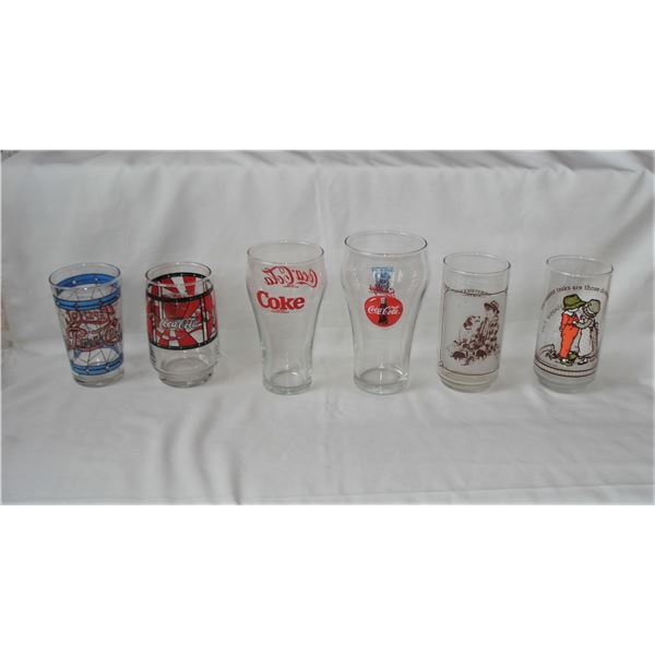 Coke and Pepsi Glasses