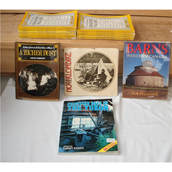 Vintage National Geographic Magazines, Yukon Books