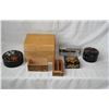 Image 1 : Assortment of vintage boxes and containers