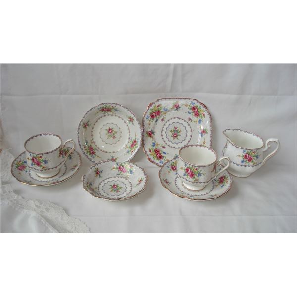 Assortment of Royal Albert Petite Point China