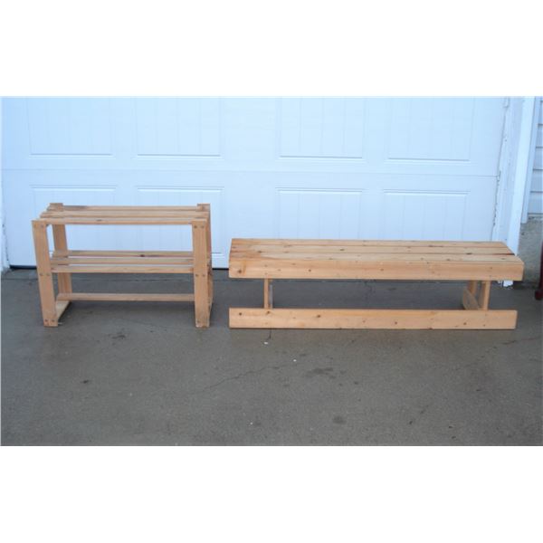 Boot rack/bench