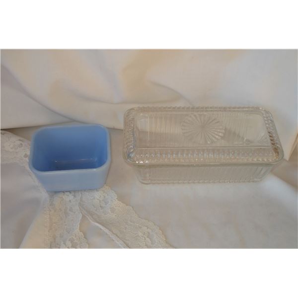 Kitchen dishes  one covered