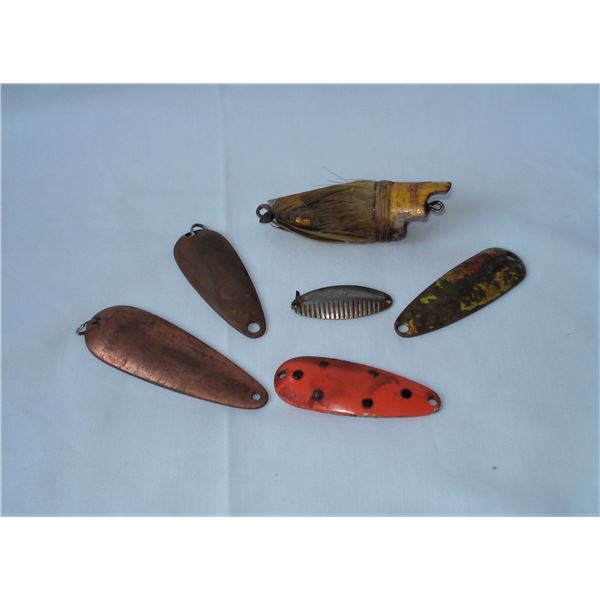 Assorted Vintage Fishing Lures  Len Thompson #2, #10, #13  AL&W   Japan