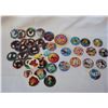 Assorted Pogs  Felix the Cat etc.