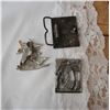 Image 2 : Pewter brooches Stamped JJ and buckle