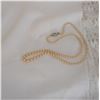 Pearl necklace  Unknown if pearls are real.  Clasp marked sterling