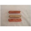 3 Rolls Pennies  Average Circulated Condition