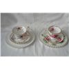 Image 2 : Royal Albert Plate and Teacups  White plate is Paragon