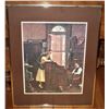 Image 1 : Framed Norman Rockwell print Signing the Marriage License