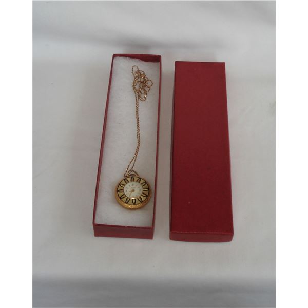 Nordam vintage wind-up Necklace watch