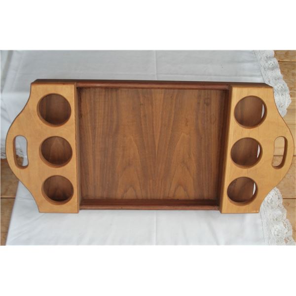 Vintage wood Food and Beverage Tray