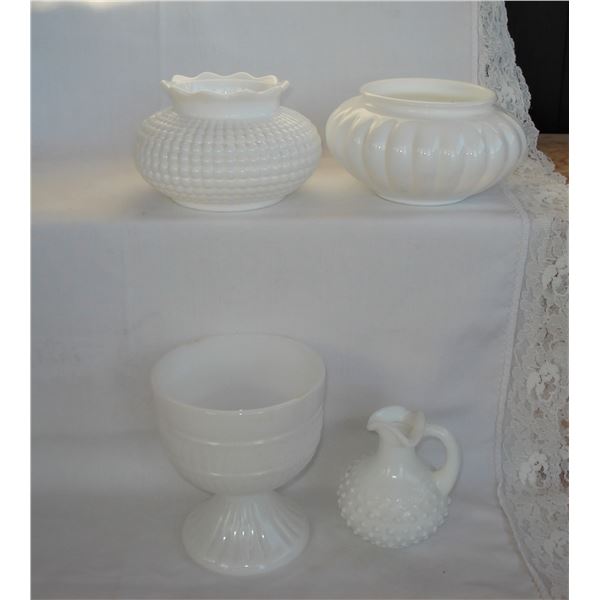 Milk Glass Assortment