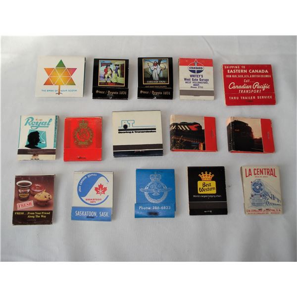 15 Match books   LA Central, CP  CN  Standard Oil