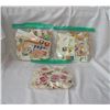 Image 1 : 3 bags of stamps on paper