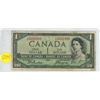 Image 1 : 1954 VG Devils Face Canada $1 Bill