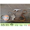 Image 1 : Lot of Vintage Advertising Keychains