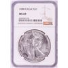Image 1 : 1988 $1 American Silver Eagle Coin NGC MS69