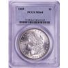 Image 1 : 1885 $1 Morgan Silver Dollar Coin PCGS MS64