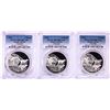 Image 1 : Lot of (3) 2016 Proof South Africa 2 Rand Cheetah Silver Coins PCGS PR70DCAM