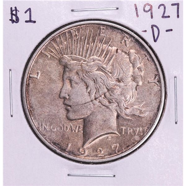 1927-D $1 Peace Silver Dollar Coin