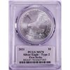 Image 2 : 2021 Type 2 $1 American Silver Eagle Coin PCGS MS70 First Strike Damstra Signature