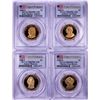 Image 1 : Lot of (4) 2008-S $1 Proof Presidential Dollar Coins PCGS PR69DCAM First Strike