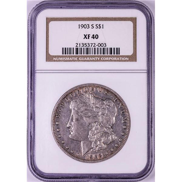 1903-S $1 Morgan Silver Dollar Coin XF40