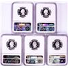 Image 2 : 2016-S Silver Proof National Parks Quarter (5) Coin Set NGC PF69 Ultra Cameo ER