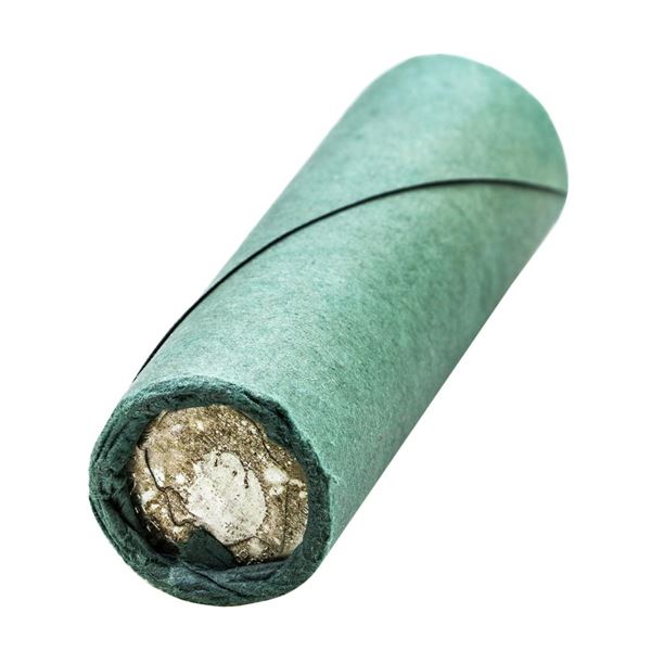 Original Bank Roll of (50) Brilliant Uncirculated 1960 Roosevelt Dime Coins